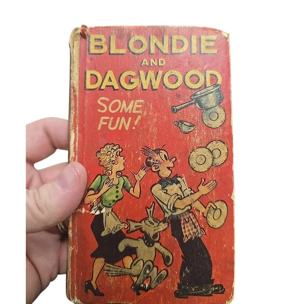 Vintage 1949 Blondie and Dagwood Some Fun! Ephemera Hardback Book‎ #703-10